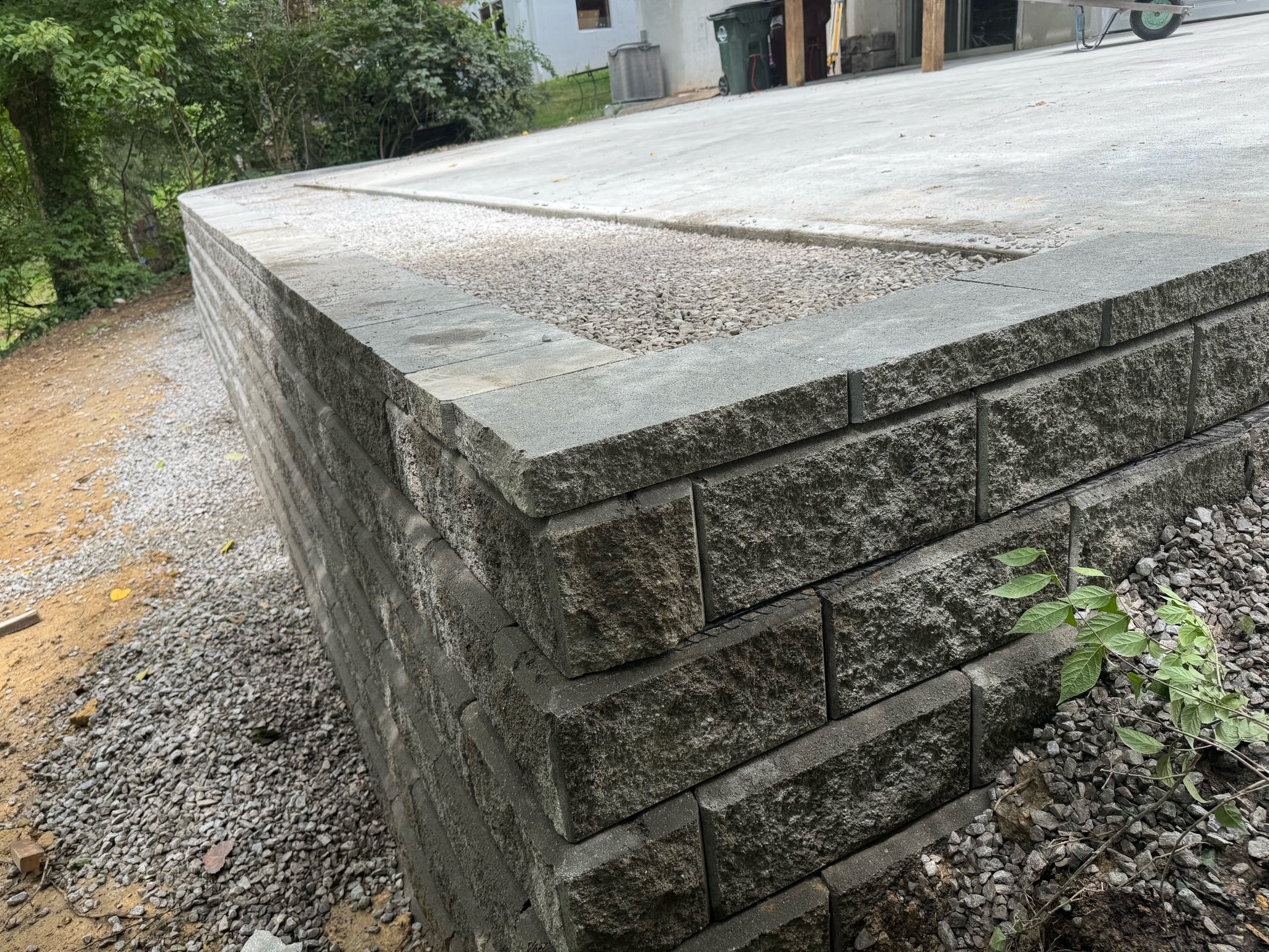 Allan Block Retaining Wall Project